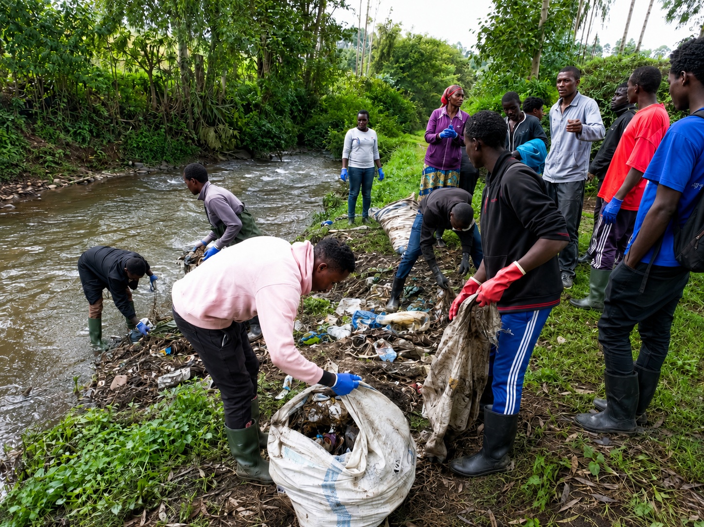 Community Water Alliance stewardship and water action in Rwanda